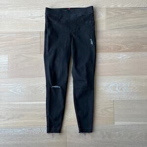 SPANX Vintage Distressed Ankle Skinny Jeans